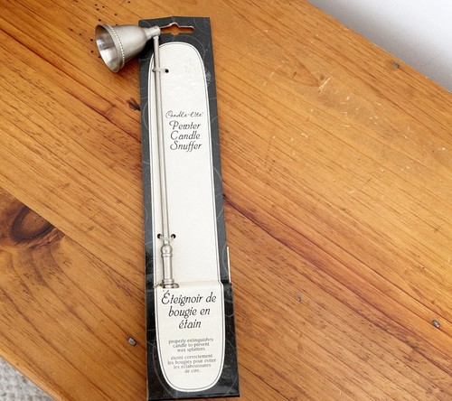 Pewter candle snuffer new in - candle,