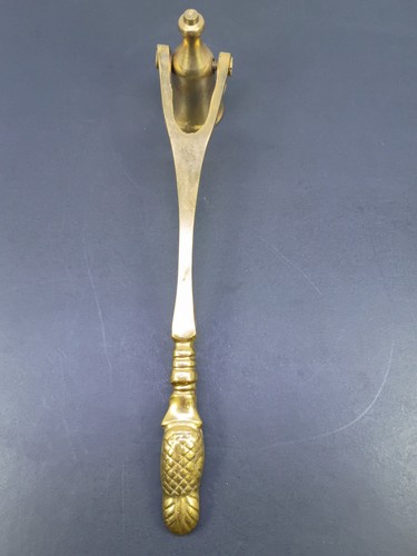 Brass candle snuffer pineapple - snuffer,